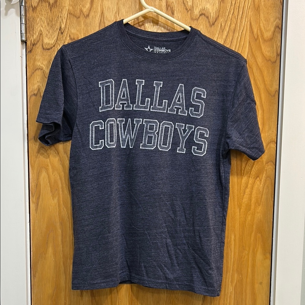 Dallas Cowboys T-Shirt Men’s Small Navy Blue Graphic Tee NFL Authentic